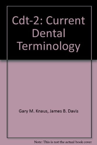 CDT-2 Current Dental Terminology