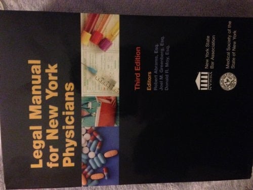 Legal Manual for New York Physicians