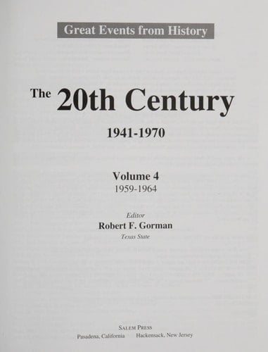 Great Events from History: 1941-1947