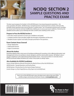 Ncidq Section 2 Sample Questions And Practice Exam