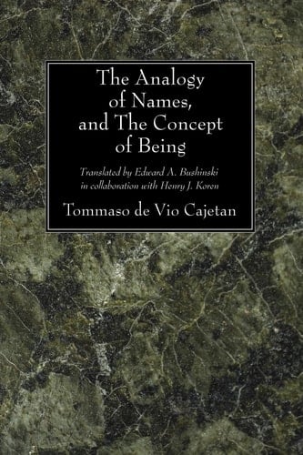 The Analogy of Names, and the Concept of Being