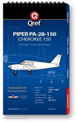 Piper Cherokee 150 PA-28-150 Qref Book