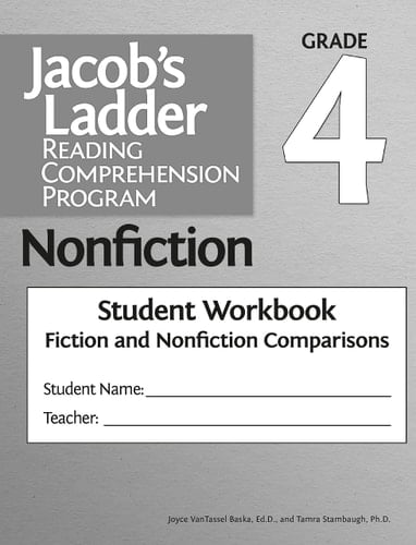 Jacob's Ladder Reading Comprehension Program Nonfiction Grade 4, Student Workbooks, Fiction and Nonfiction Comparisons (Set Of 5)