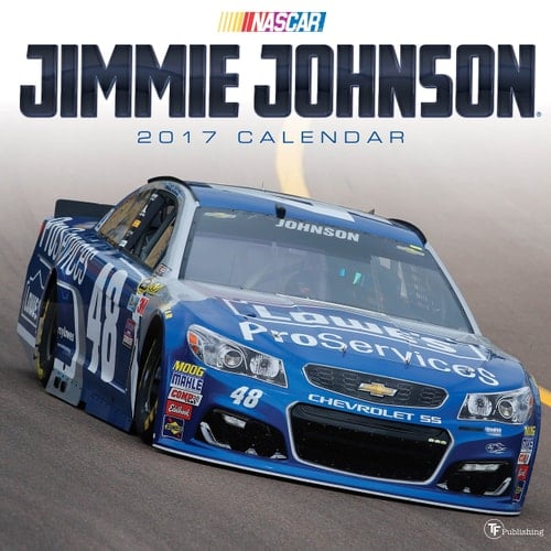 Jimmie Johnson 2017 Calendar