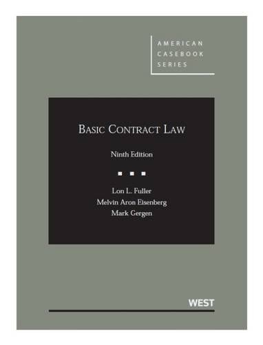 Basic Contract Law - Casebook Plus