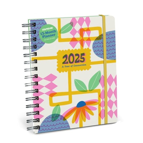 Em & Friends A Year of Connection (& Unconnecting) 13-Month Planner: Jan. 2025 - Jan. 2025