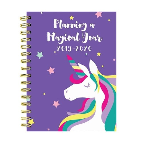 Magical Unicorn Medium Daily Weekly Monthly 2020 Planner: July 2019 - June 2020 (Academic School Year, Student Planner)