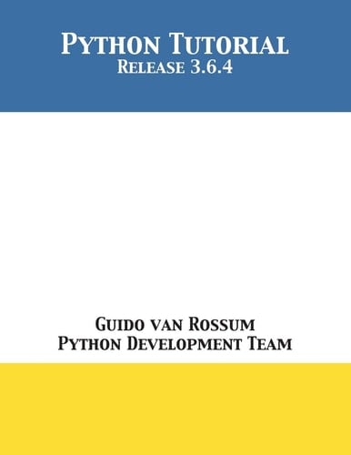 Python Tutorial Release 3.6.4