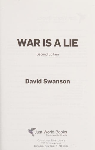 War Is A Lie