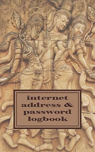 Thai Stone Carving Internet Password Logbook Internet Password Logbook Organizer. Keep Track of Usernames, Passwords, Web Addresses in One Easy & Organized Logbook
