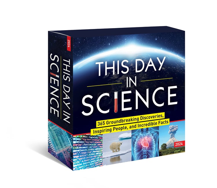 2024 This Day in Science Boxed Calendar: 365 Groundbreaking Discoveries, Inspiring People, and Incredible Facts (Daily Calendar, Office Desk Gift for Him or Her)