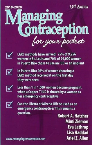 2019-2020 Managing Contraception For Your Pocket