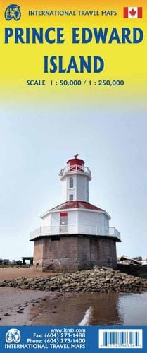 Prince Edward Island Travel Reference Map 2024