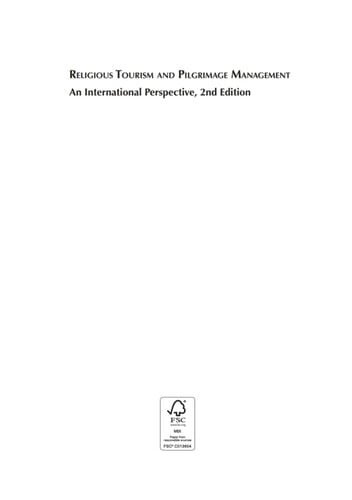 Religious Tourism and Pilgrimage Management