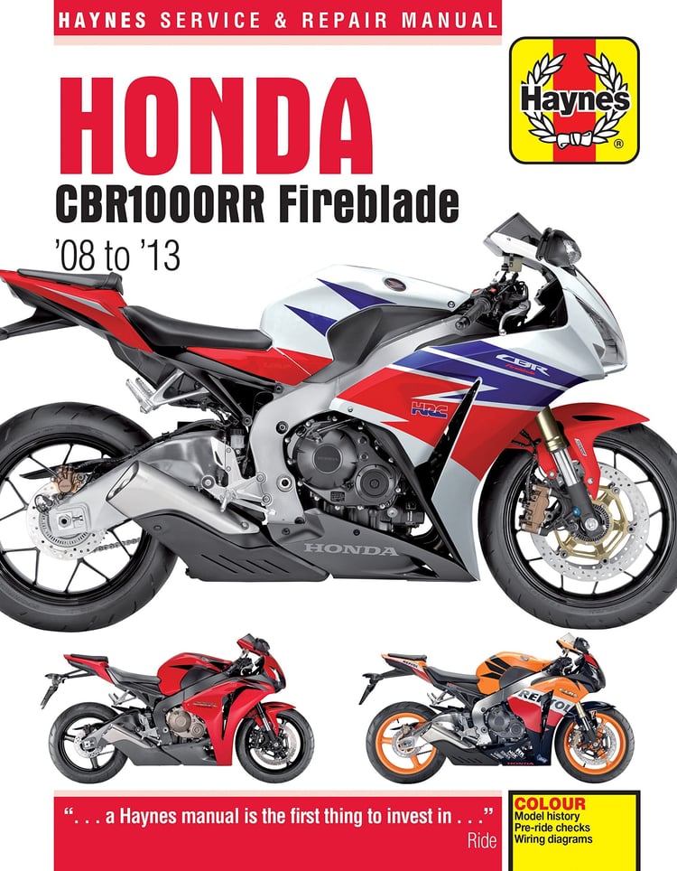Honda CBR1000RR Fireblade '08 To '13