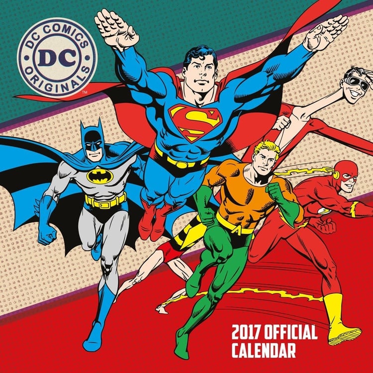 DC Comics Official 2017 Square Calendar