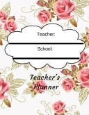 Teachers Planner An Undated Weekly and Monthly Academic Planner with Blank Calendar for Teaching Students Management
