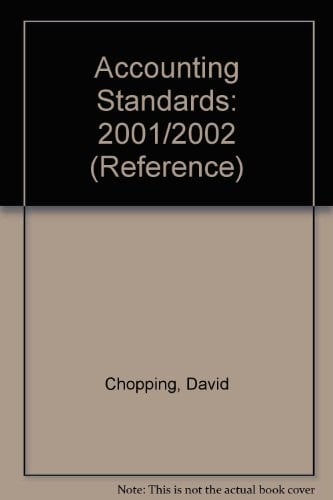 Accounting Standards 2001/2002 Extant at 30 April 2001