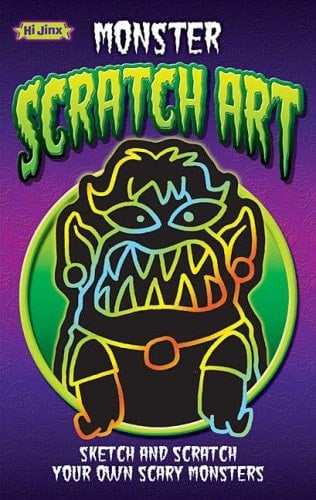 Monster Scratch Art