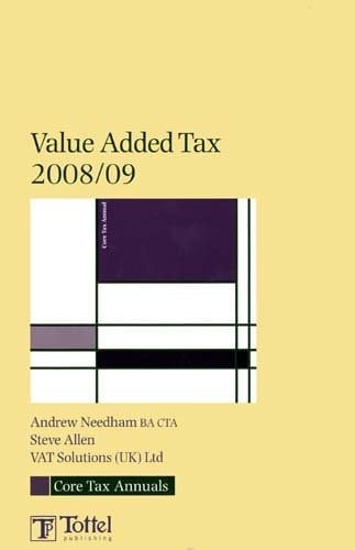 Tax Annual: Value Added Tax 2008/09