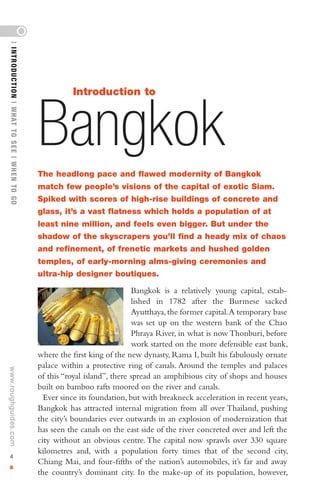 The rough guide to Bangkok