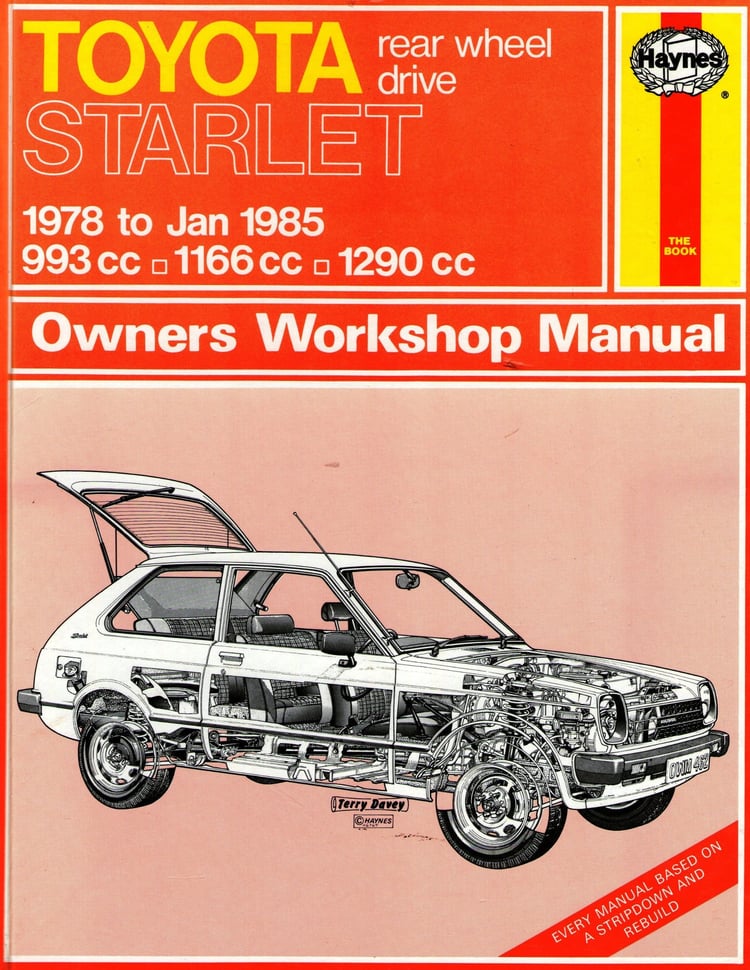 Toyota Starlet Owners Workshop Manual