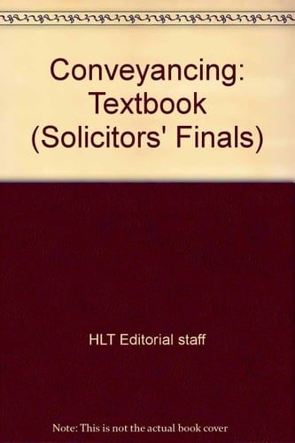 Conveyancing Textbook