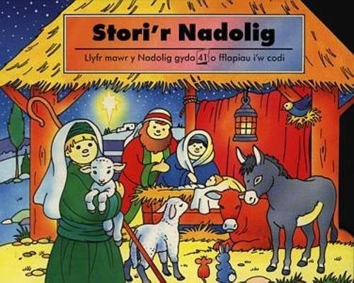 Stori'R Nadolig Llyfr Mawr y Nadolig Gyda 41 O Fflapiau I'W Codi
