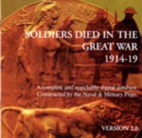 Soldiers Died in the Great War, 1914-1918.