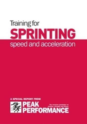 Training for Sprinting Speed and Acceleration