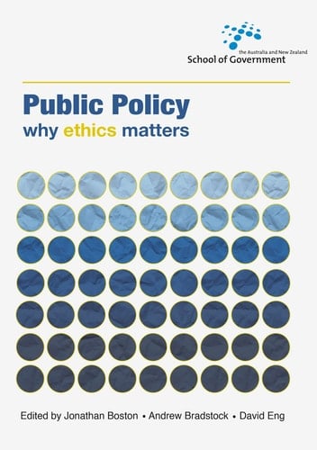 Public Policy Why Ethics Matters