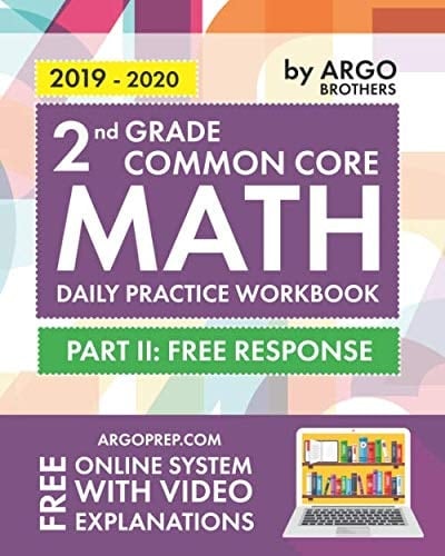 2nd Grade Common Core Math Daily Practice Workbook 2019-2020. Free response. Part II