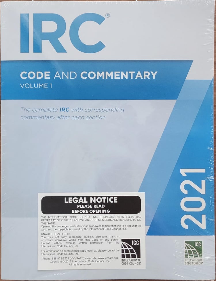 2021 IRCʼ CODE AND COMMENTARY, VOLUME 1