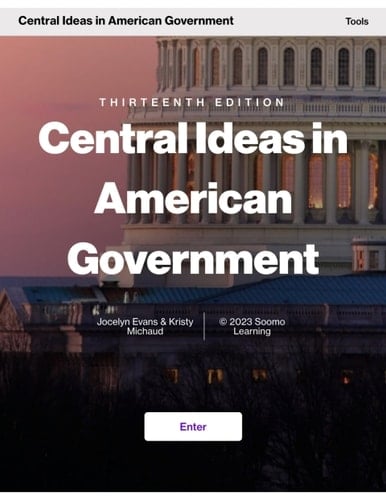 Central Ideas in American Government 13e