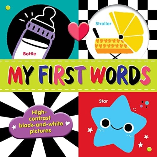 My First Words High-Contrast Black-and-white Pictures