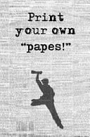 Print Your Own Papes! Blank Journal and Broadway Musical Gift