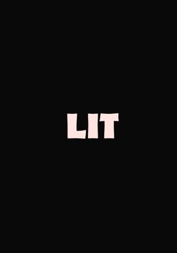 Lit LIT, Notebook, Journal Book, Dairy, Password Book, Book Notes, General Purpose Book, Log Book Size 7x10 Inches. 120 Pages with Ruled