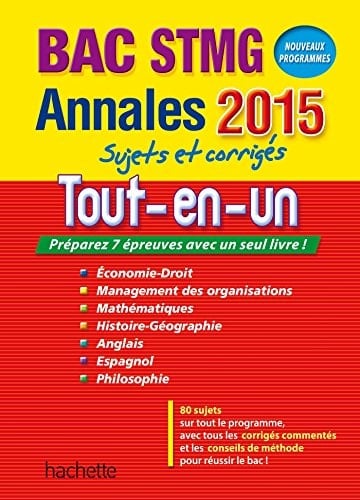 Annales Bac STMG Tout-en-un Sujets et corrigés