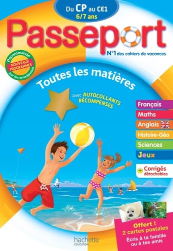 Passeport du CP au CE1 6/7 ans