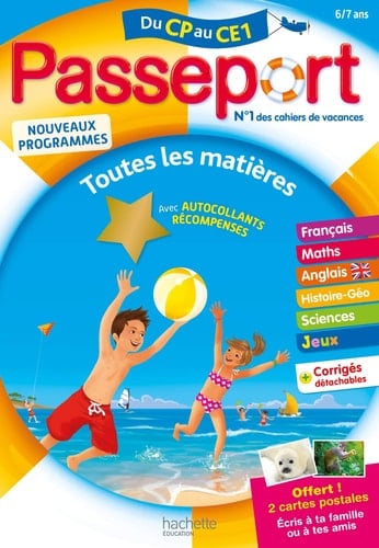 Passeport Toutes les matières du CP au CE1