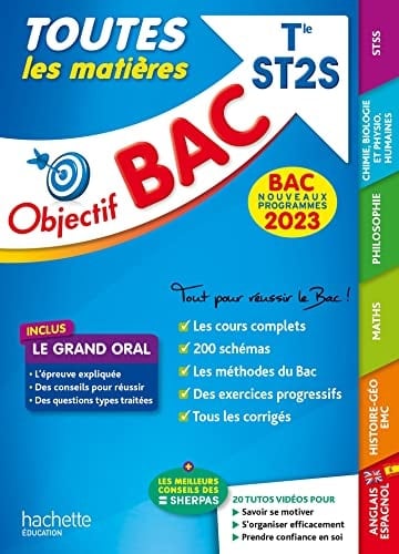 Toutes les matières Tle ST2S