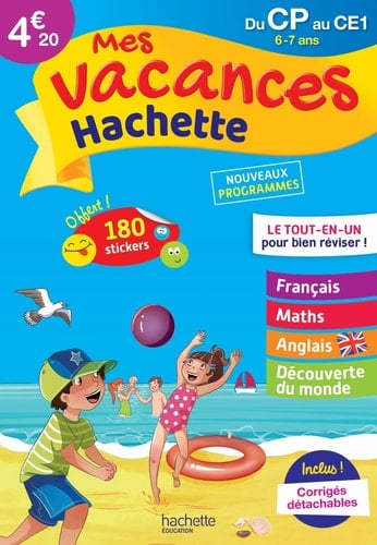 Mes vacances Hachette du CP au CE1