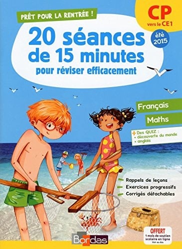 20 séances de 15 minutes pour réviser efficacement, CP vers le CE1