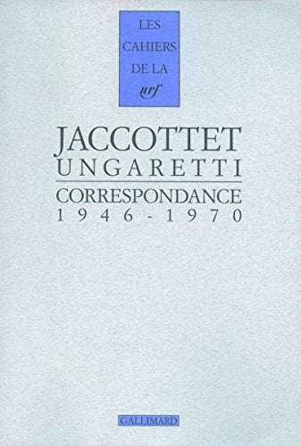Correspondance: (1946-1970)