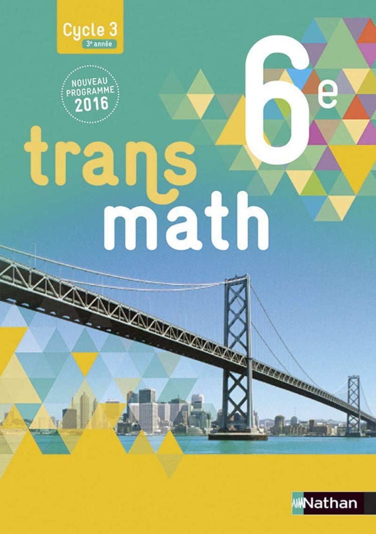 Transmath 6e nouveau programme 2016