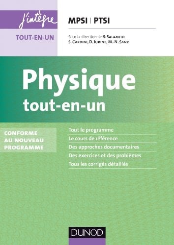 Physique Tout-En-Un Mpsi-Ptsi - Conforme Au Nouveau Programme