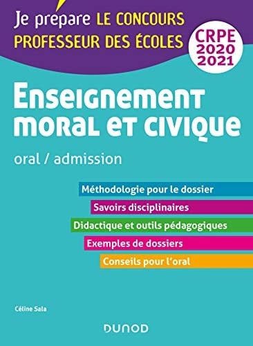 Enseignement moral et civique Oral / admission Professeur des écoles