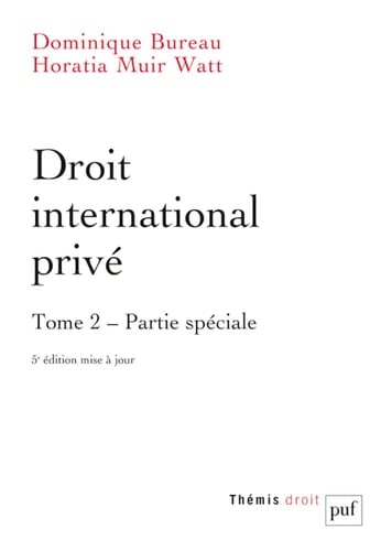 Droit international privé Tome 2, Partie spéciale