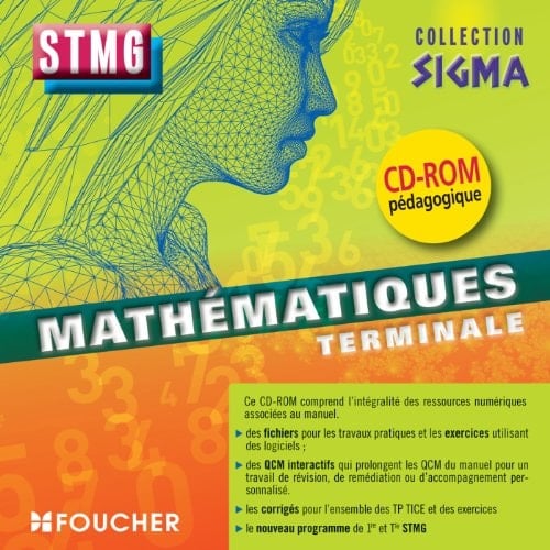 SIGMA Mathematiques Tle Bac Stmg CD-ROM