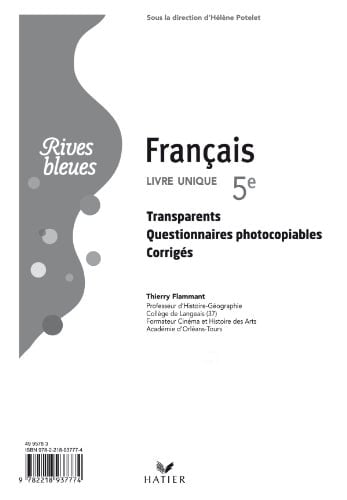 Français 5e livre unique